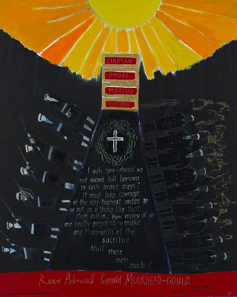 15 Ken Done ATTACK The funeral, 2011, oil and acrylic on canvas, 152 x 122cm